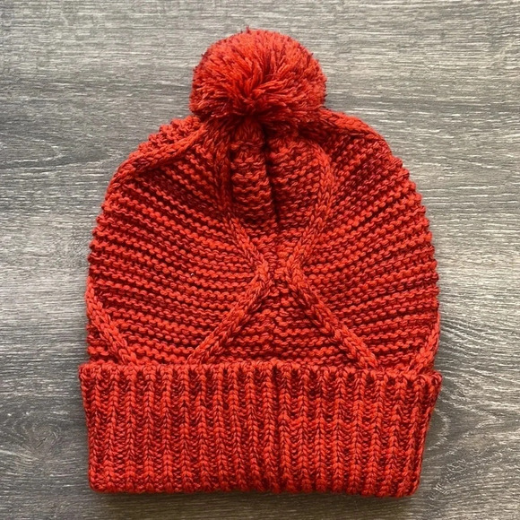 Nixon Julian Pom Beanie, burgundy/fire - Picture 4 of 4